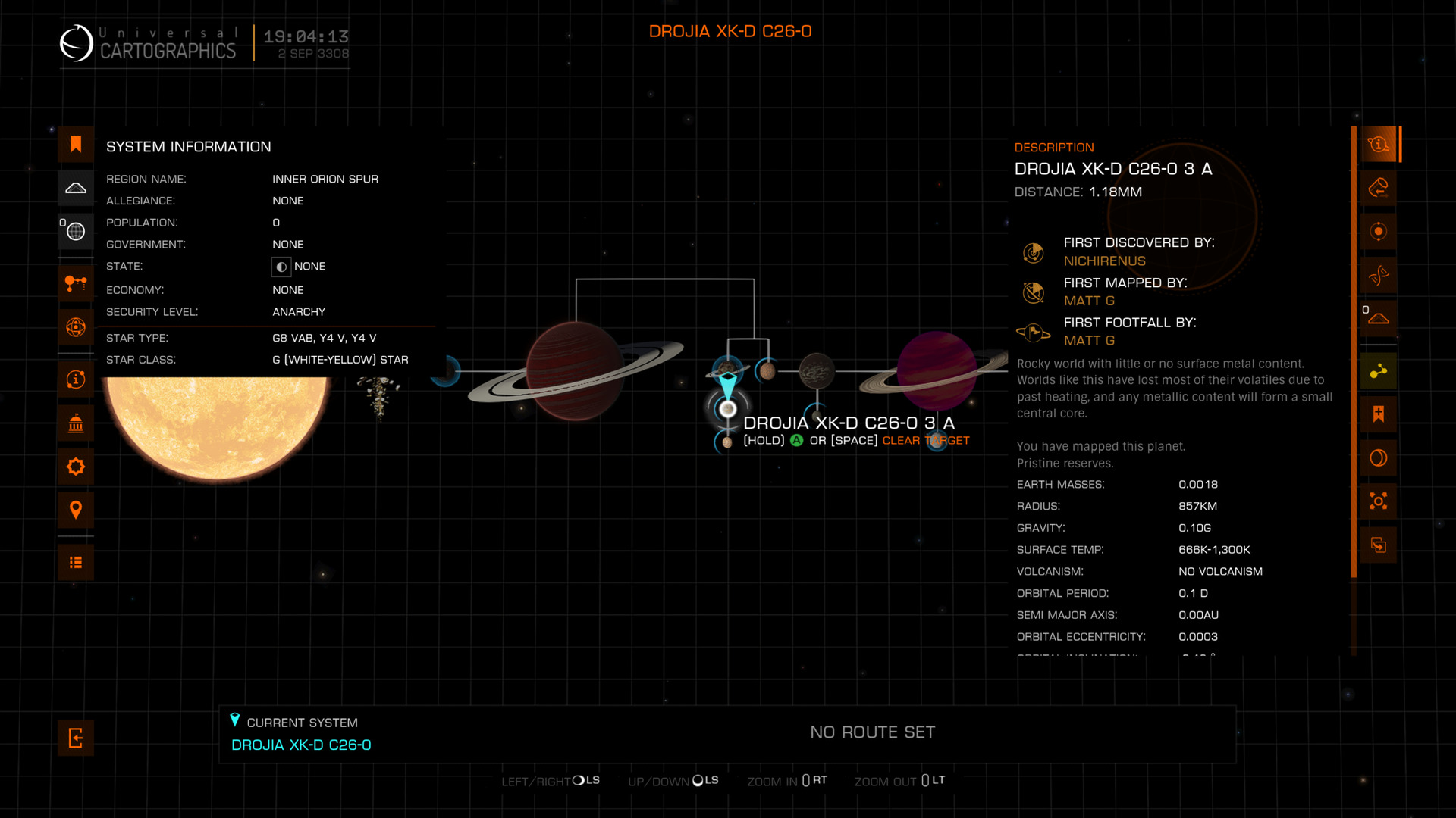 System map