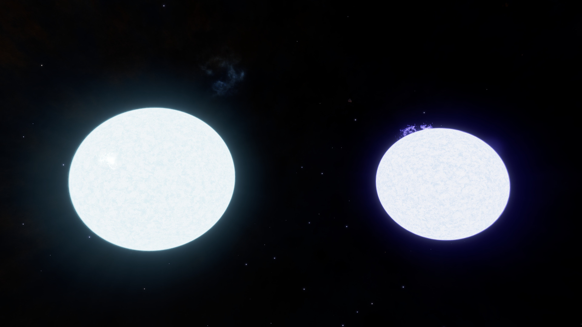 This perspective does not show the true difference in size